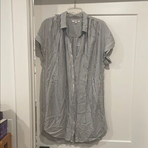 Striped T shirt dress